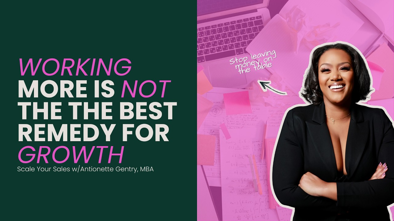 How to Become the Expert in Your Niche: Step Into Leadership | Scale Your Sales w/Antionette, MBA