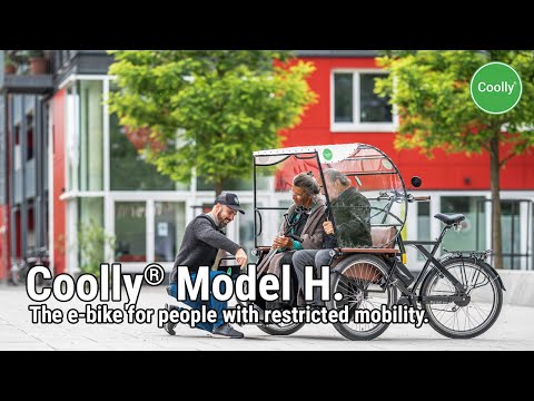 Coolly® Model H. The e-bike for people with restricted mobility.