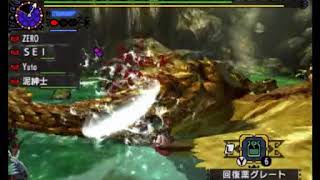 「モンスターハンターX」を四人で実況プレイPart3