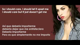 Amy Winehouse - I should care (Subs español - inglés)