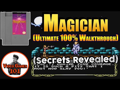 Magician NES Walkthrough | 100% Guide With Spell List | Video Games 101