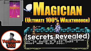 Magician NES Walkthrough | 100% Guide With Spell List | Video Games 101
