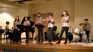 preview picture of video 'CSUS winter jazz festival 2014 Arden middle school combo Regular squared  Ja Da'