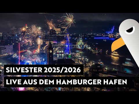 Silvester Feuerwerk Hamburg 2025/2026 💥 Live über den Landungsbrücken