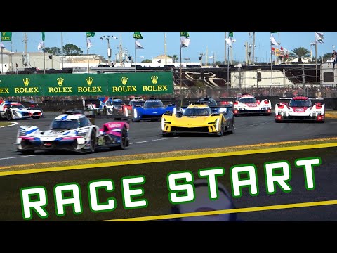 IMSA WTSC第1戦デイトナ24時間レーススタートハイライト動画