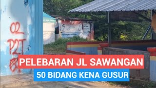 Download lagu JALAN SAWANGAN DEPOK, JULI 2026 DILEBARKAN, 50 BANGUNAN TERGUSUR mp3