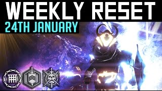 Destiny | WEEKLY RESET! - This Weeks Nightfall, Heroics, Artifacts & PvP! (24th - 31st January)