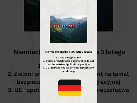 Niemieckie media publiczne 3 lutego