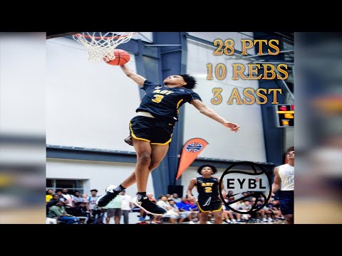 Brandon Boston 28pts, 10rebs, 3asst vs Why Not (2019 EYBL Session1)