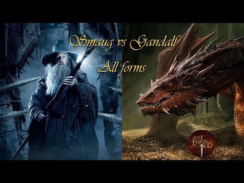 Gandalf vs. Smaug Edain Mod 4.6 I BFME 2 RotWK #gameplay #heroes