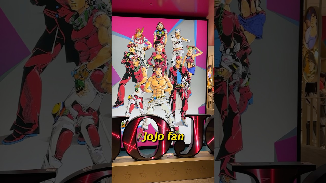 A JoJo official shop has opened in Shibuya🔥