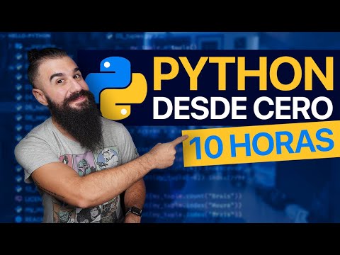 Curso de Python para principiantes: Domina el lenguaje más popular en 2022 | 10+ horas de lecciones