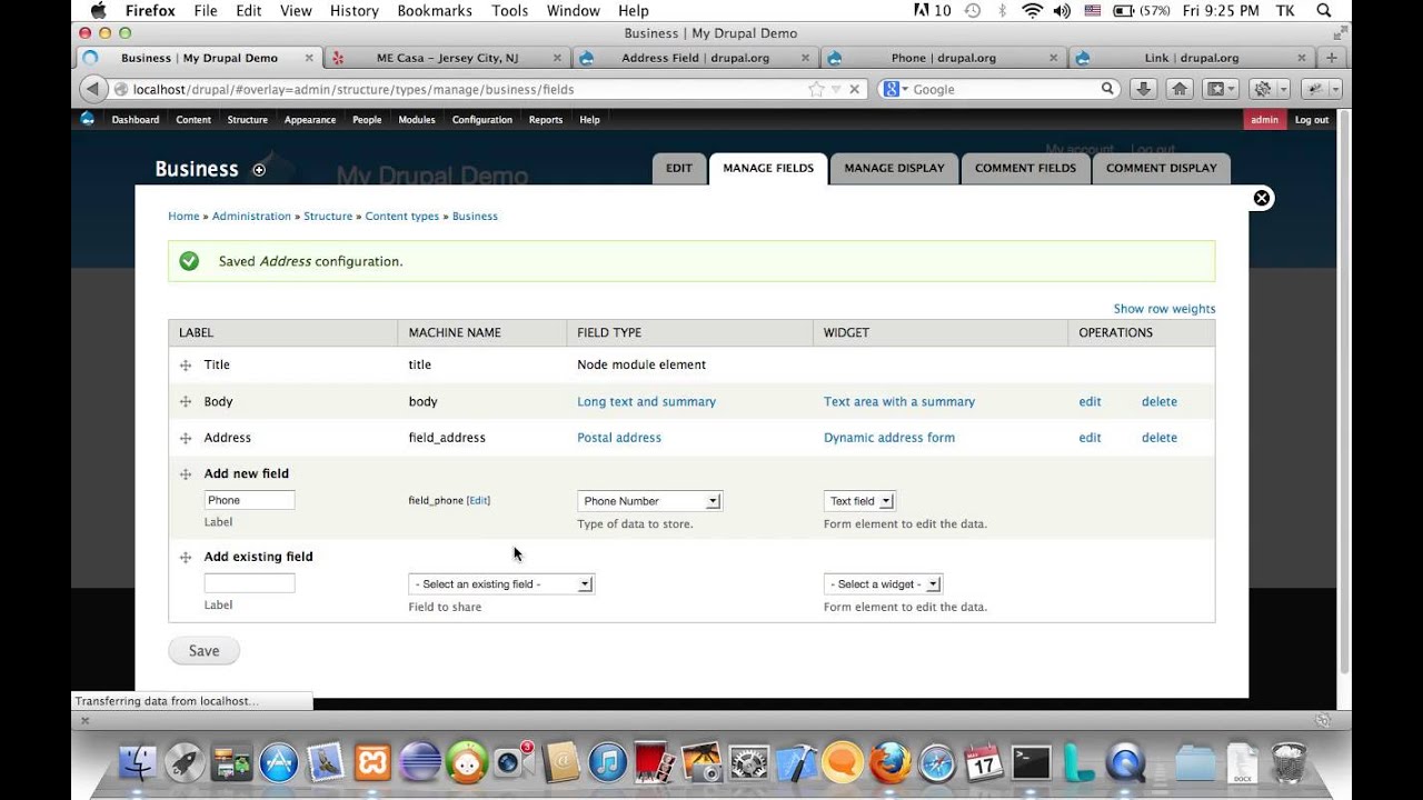 Drupal Tutorial 3: Content type basic