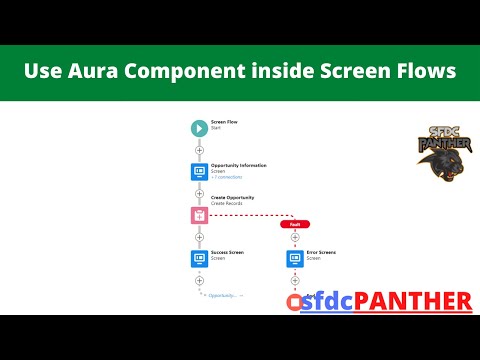 Use Aura Component in Screen Flow | #Salesforce Flow Builder Series for #SFDC Developers & Admin