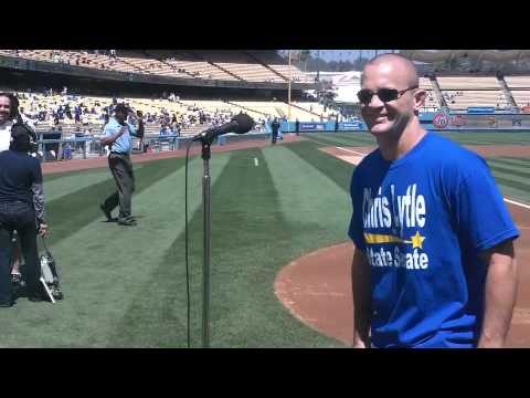 Chris Lytle at Dodgers Game