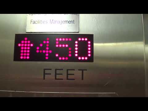 Fast Montgomery KONE Gearless Traction Elevators At Washington Park MAX Station - Portland, Oregon