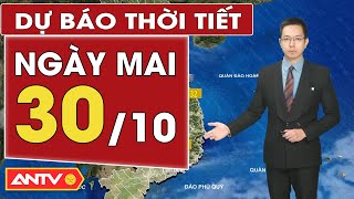 Dự báo thời tiết mới nhất ngày mai 30/10: Bắc Bộ giảm nhiệt, Trung Bộ mưa lớn | ANTV