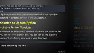 How to Update Python to the Latest Version in Your Conda Environment