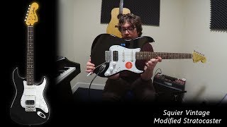 Video thumbnail for Squier Vintage Mod. Strat HSS by Ryan's guitar stuff