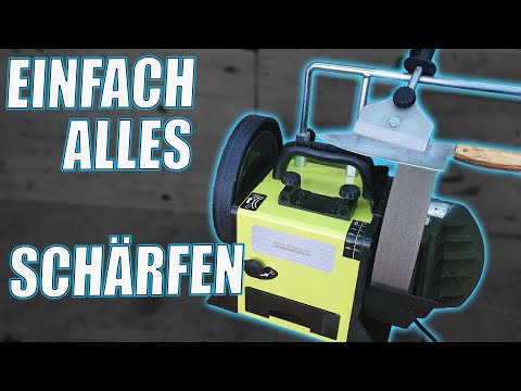 Taugt ein Mittelklasse Gerät? Werkzeuge schärfen mit Nassschleifmaschine - Weldinger NSM 250 Vario