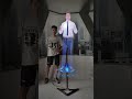 3D holographic business commentary.3pcs 3D hologram fan video wall solution.#3dhologramfan