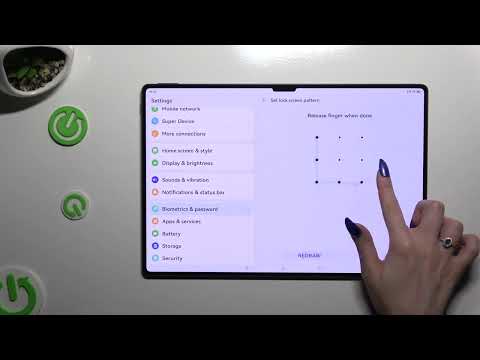 How to Set Up a Screen Lock on HUAWEI MatePad Pro 13.2