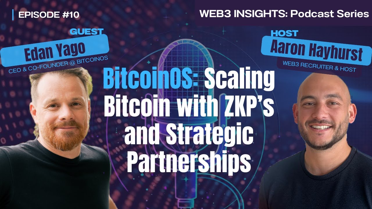 BitcoinOS: Scaling Bitcoin with ZKPs and Strategic Partnerships – A Conversation with Edan Yago