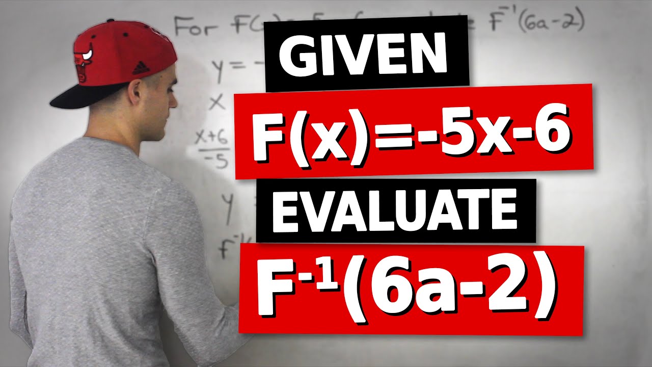 MCR3U - Functions Test 2 Knowledge Question 3 - Function Notation & Inverse
