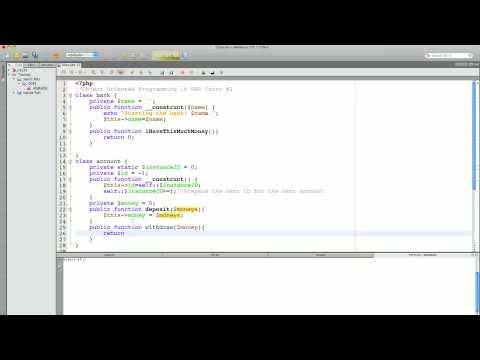 PHP OOP Tutorial 2: Extending Object Oriented Programming