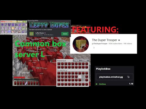 Duping on an Extremely P2W Minecraft Server (ft. DuperTrooper)