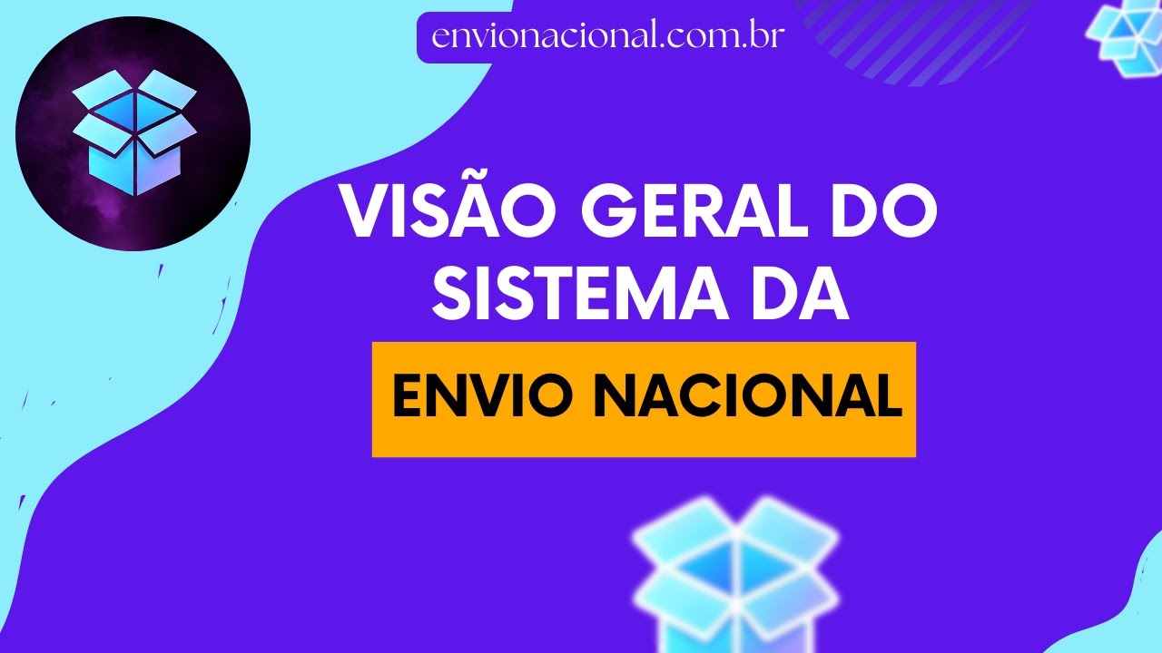 Visão geral do sistema da Envio Nacional