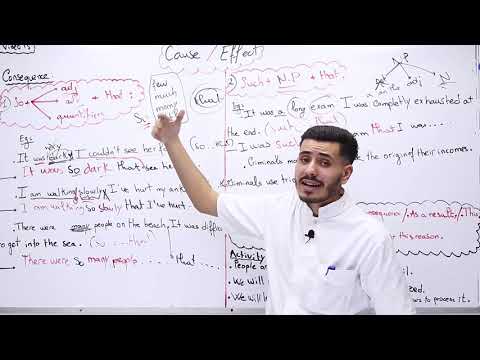 الانجليزية -جميع الشعب _(So.......that/ Such......that (consequence