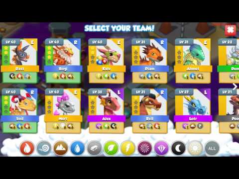 DRAGON MANIA LEGENDS - WON LEVEL 57, 58 AND 59 ON HEROIC MODE