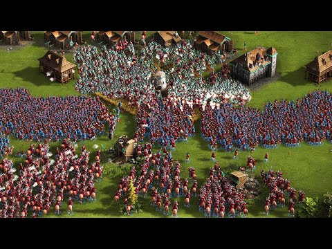 Cossacks 3 - [3 VS 5] - 3 PRO vs 5 OKAY PLAYERS - SWITZERLAND INVADED [MULTIPLAYER]
