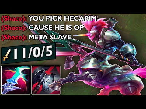 RIOT "ADJUSTEMENT" HECARIM IS BREAKING LEAGUE OF LEGENDS