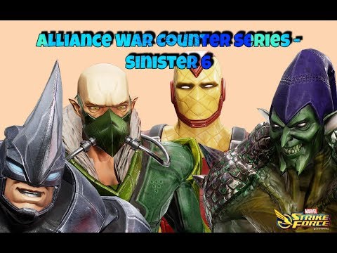Alliance War Counter Series - Sinister 6 - Marvel Strike Force