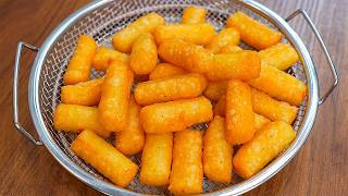 If you have 2 potatoes, make this Crispy French Fries At Home, Potato sticks! Potato Recipes