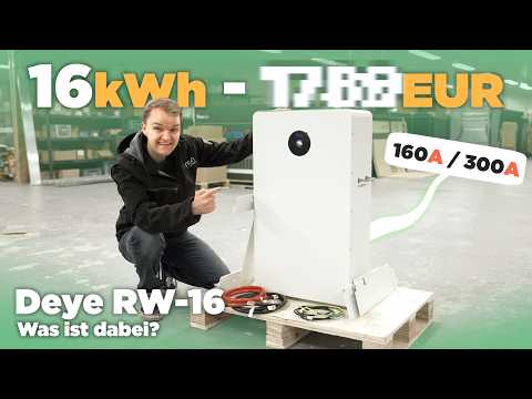Der Preis-Leistungs-Speicher mit 16 kWh! - Deye RW-F16 LFP im Detail 🔋
