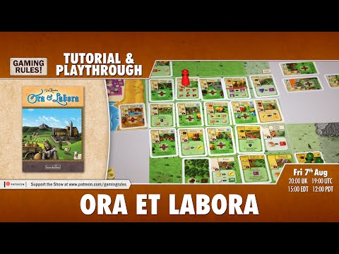 Ora et Labora - Tutorial & Playthrough