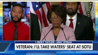 Veteran offers to take Rep. Maxine Waters' SOTU seat