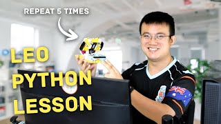 SPIKE Prime "Leo The Trainer" Python Lesson. SPIKE Prime / Units / Life Hacks / Repeat 5 Times