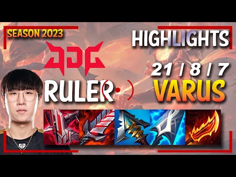 JDG Ruler VARUS vs DRAVEN - HIGHLIGHTS - KR Ranked