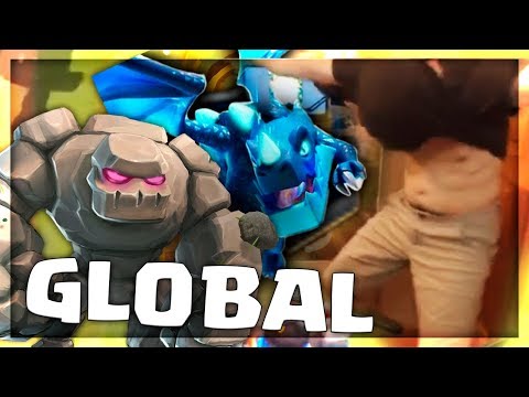 FIQUEI DOIDO COM ESSAS PARTIDAS DE GOLEM NO CLASH ROYALE!