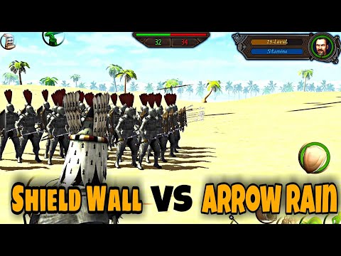 Shield Wall VS Arrow Rain || 30 archers vs fully armored soldier's shield wall || Steel and flesh 2.