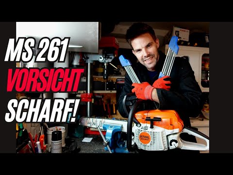 Sharpening the STIHL MS 261 | 2-in-1 file tool #stihl #horse