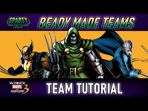 Learn Wolverine / Doom / Vergil in UMvC3 - READY MADE TEAMS tutorial