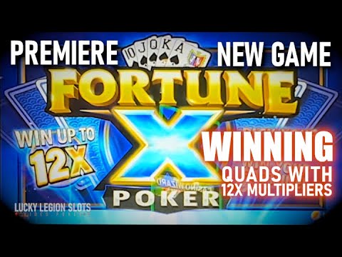 FORTUNE X video poker 🤯 World Premiere 🌎 Winning with 12x multipliers 🙌 LUCKY LEGION SLOTS
