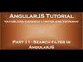 Search filter in AngularJS