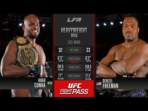 Denzel Freeman vs Hugo Cunha full fight