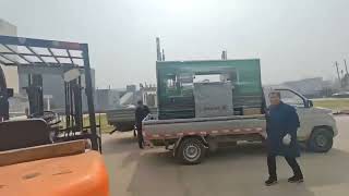 Automatic bagging machine lined up for delivery, two more semi-automatic machines delivered today